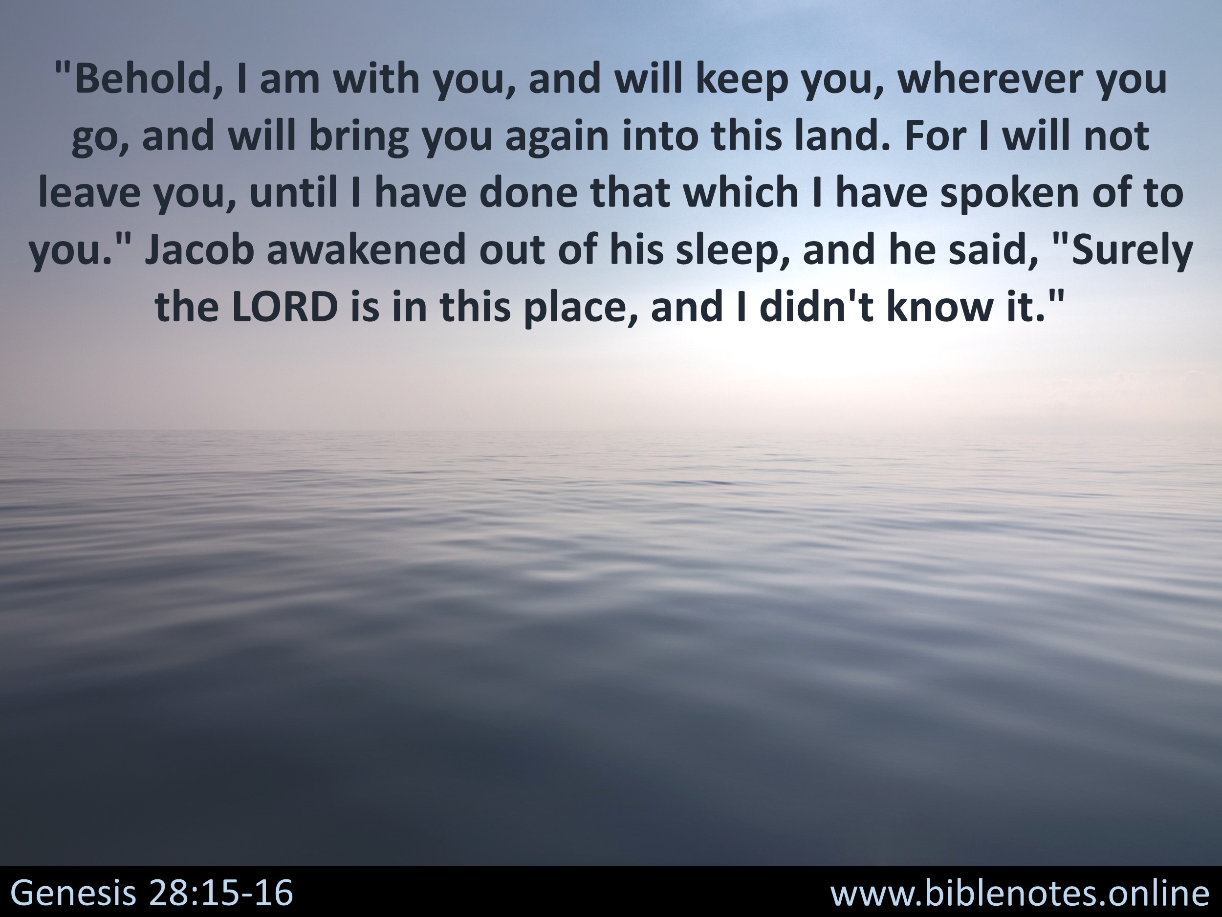 Bible Verse from Genesis Chapter 28