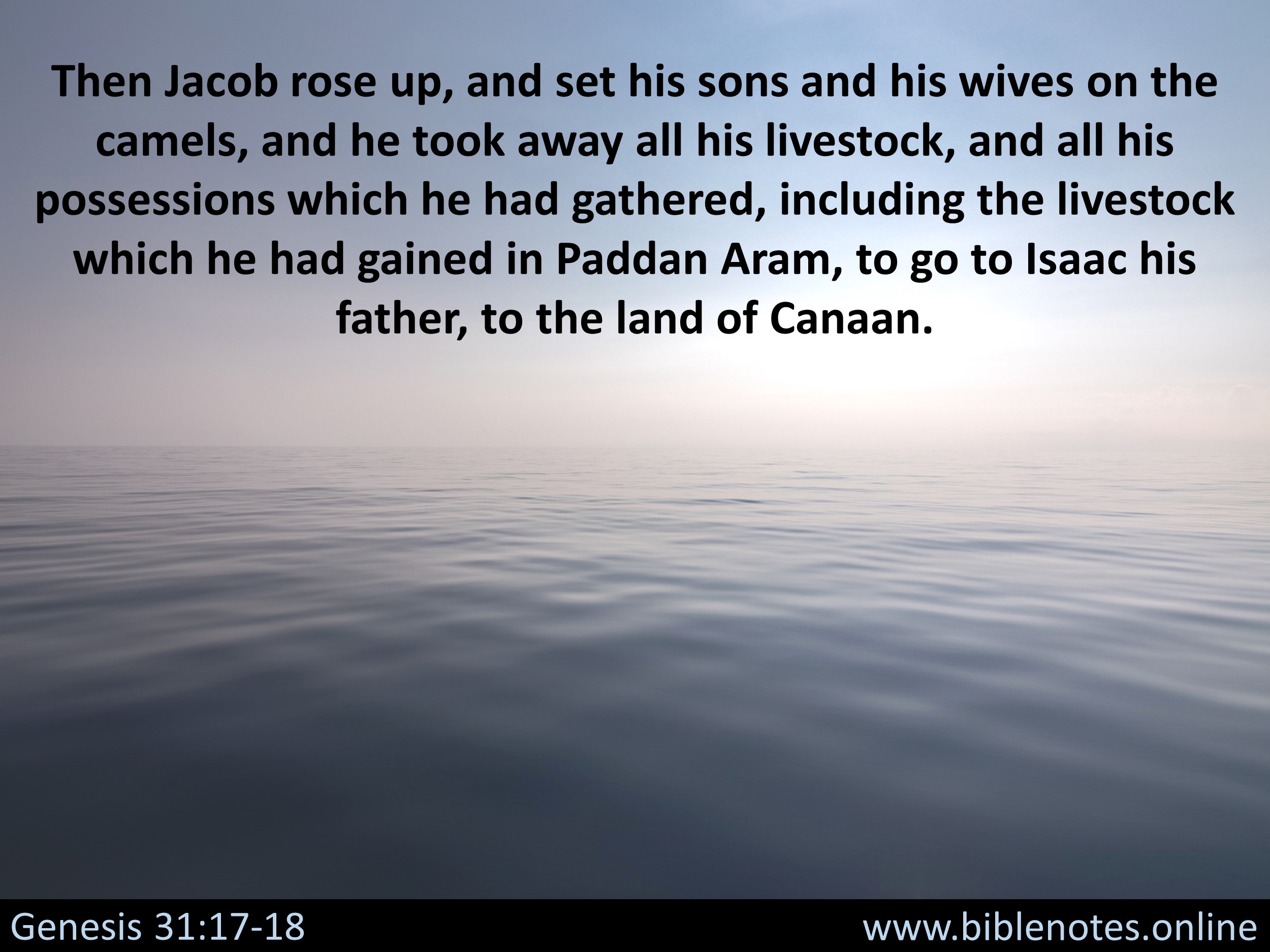 Bible Verse from Genesis Chapter 31