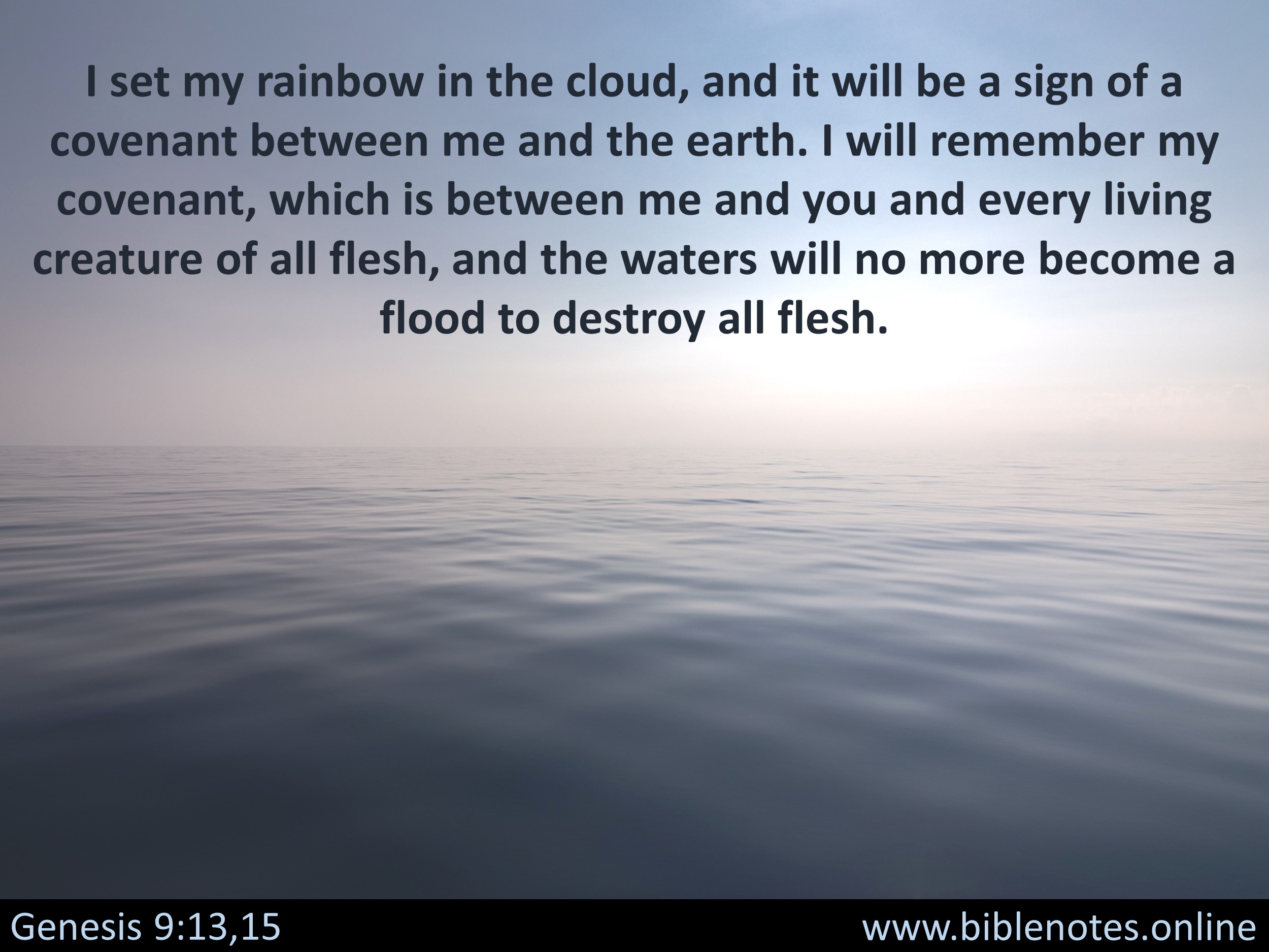 Bible Verse from Genesis Chapter 9